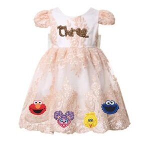 Sesame Street Dress Third Birthday Outfit Elmo Dress Abby Cadabby Clothes